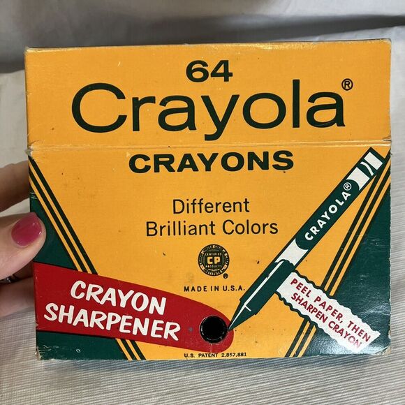X2 Vtg Crayola Crayon Box Binney & Smith Crayons Retired Colors Incomplete - Picture 10 of 16